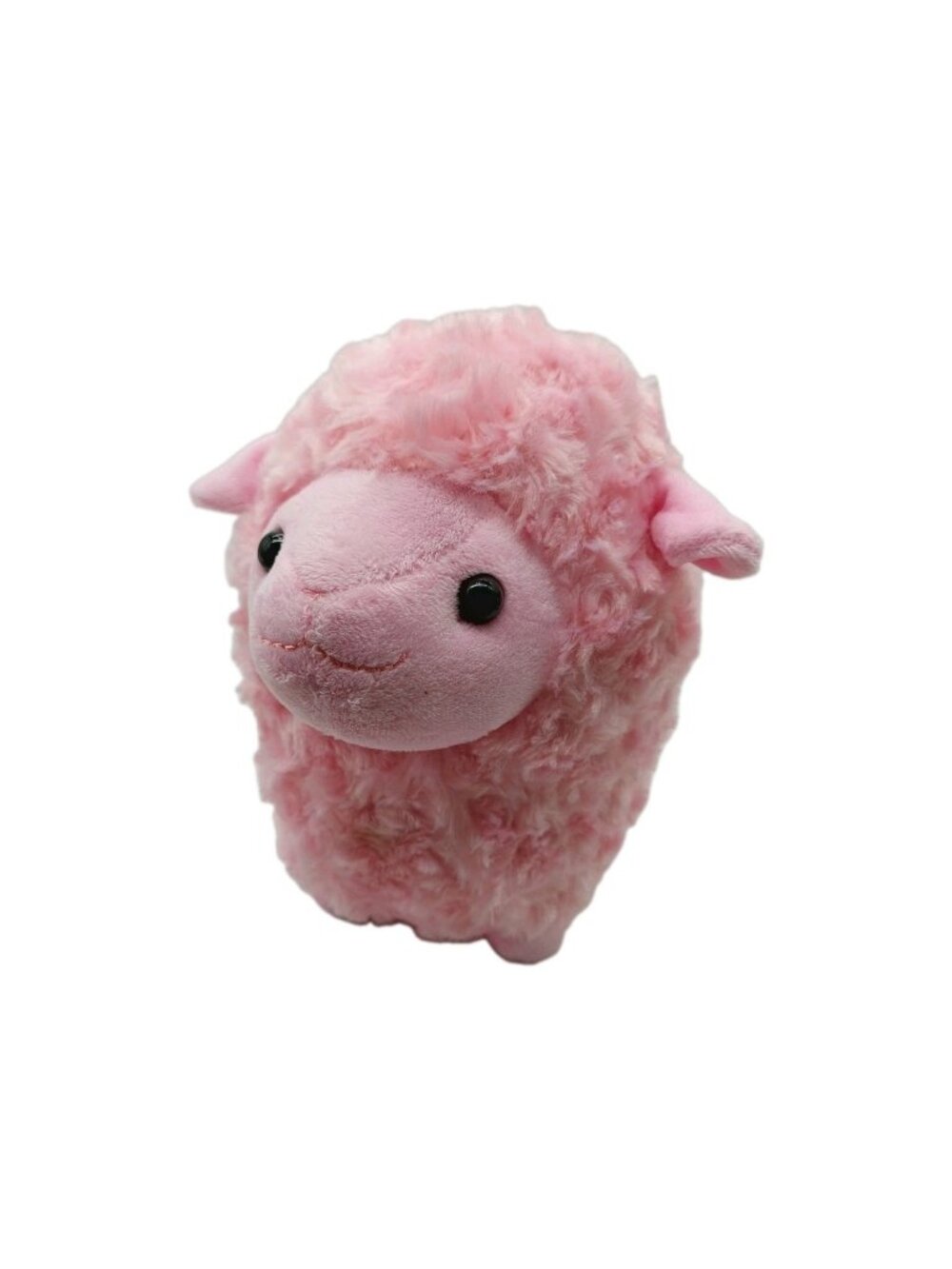 Kellytoy Lamb Sheep Pink Plush Stuffed Animal 2016 Swirl Fur